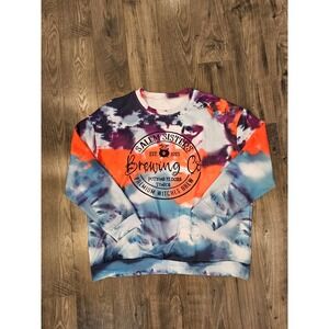 Women's 2XL Hocus Pocus Salem‎ Sisters Brewing CO Tie Dye Sweatshirt Halloween